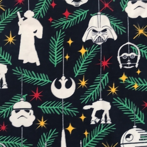 Hanna Andersson Star Wars Stretch Knit & Flannel Pajamas Unisex size L - Picture 9 of 12